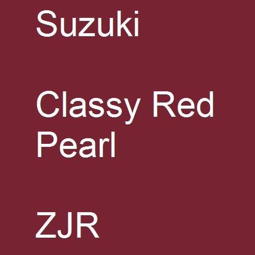 Suzuki, Classy Red Pearl, ZJR.